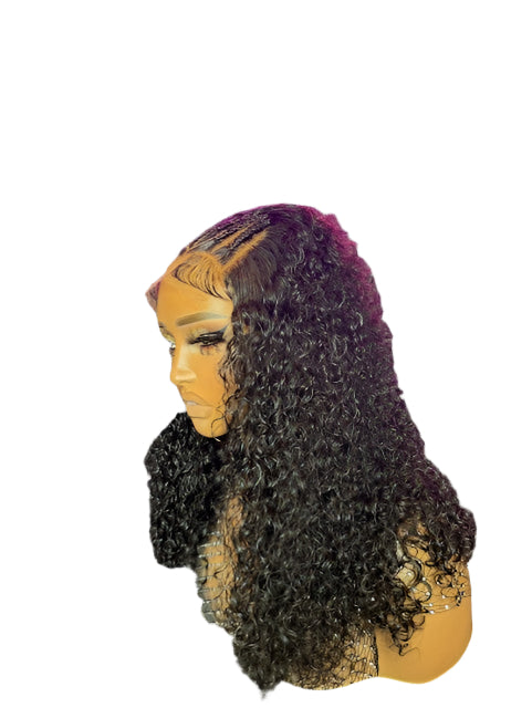 Freda – Burmese Curly 5x5HD Lace Human Hair Closure 18"