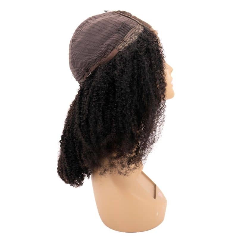 Afro Kinky 4x4 Transparent Closure Wig